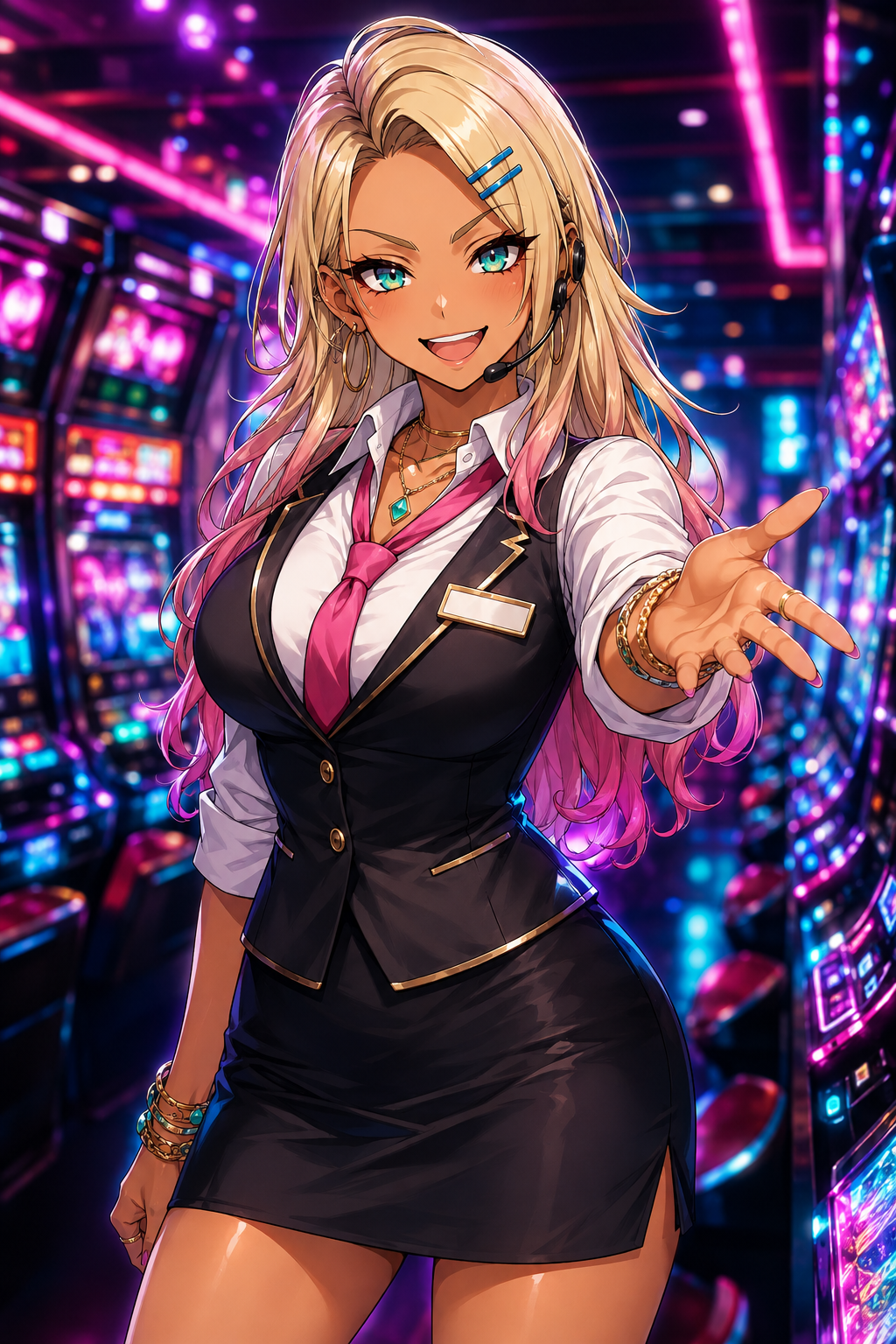 案内役のギャル店員
